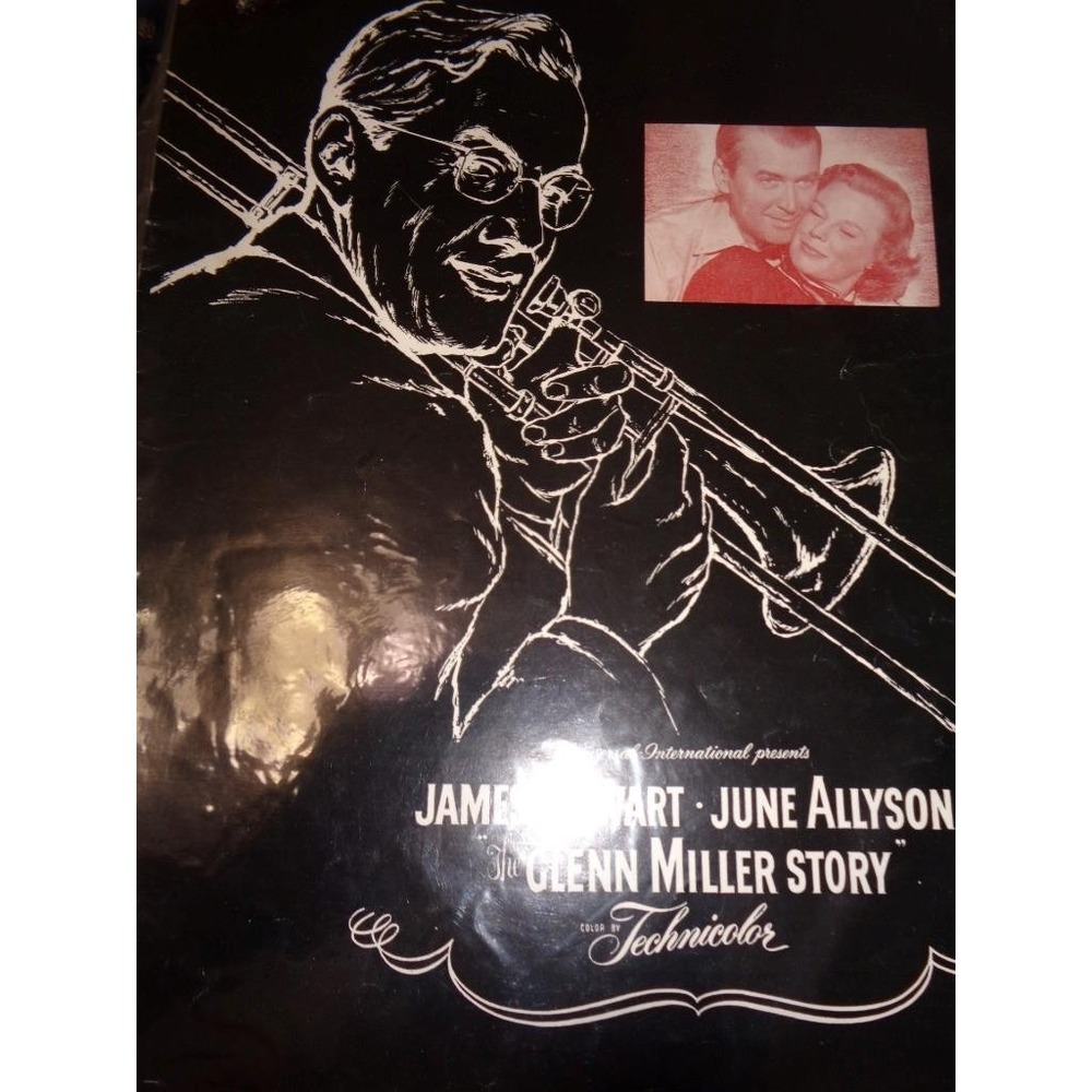 The Glenn Miller Story James Stewart Movie Promo Book Souvenir Program
